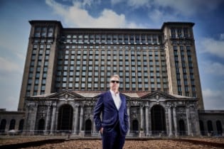 Bill Ford at Michigan Central Station